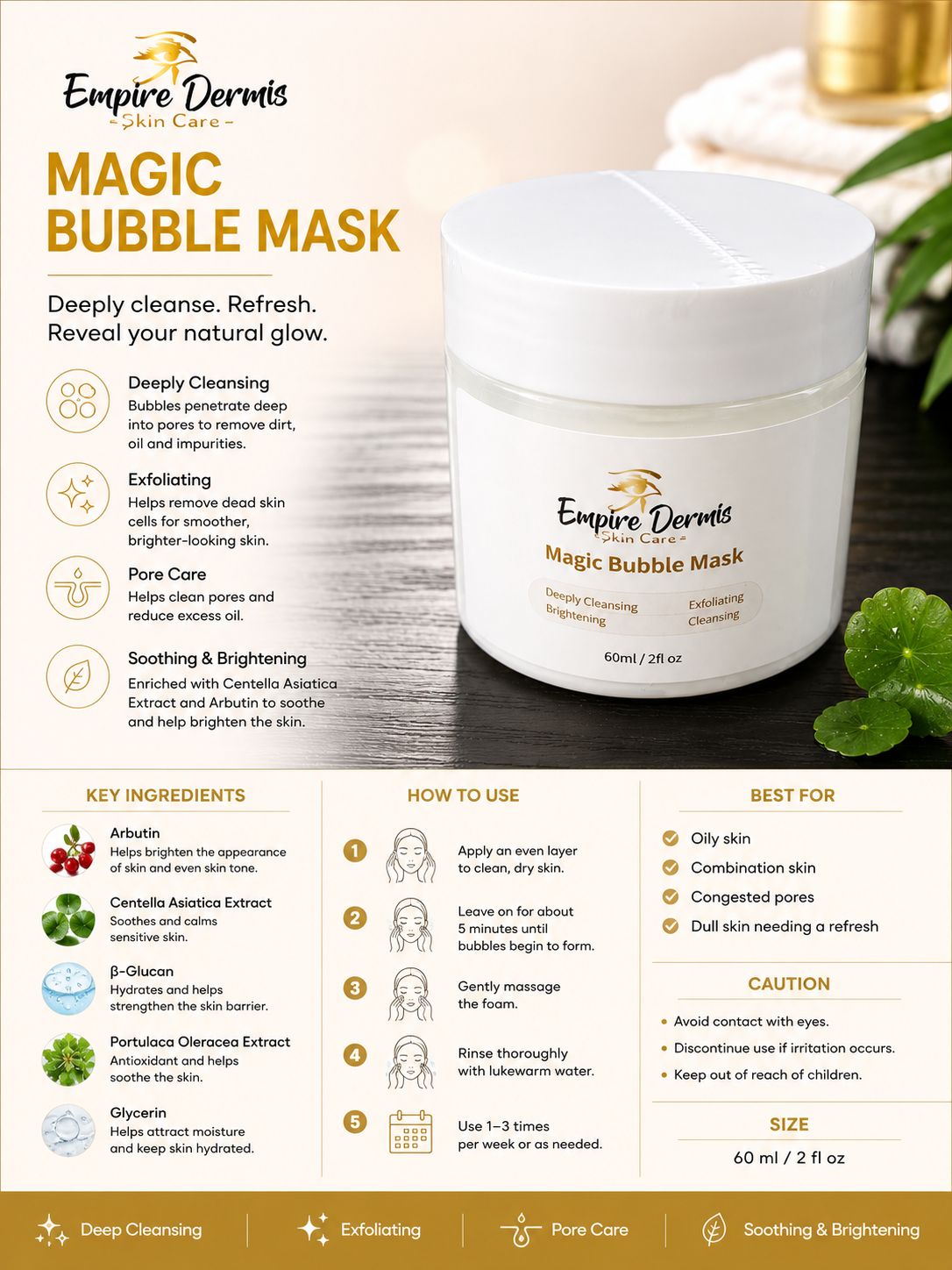 Empire Dermis Magic Bubble Mask